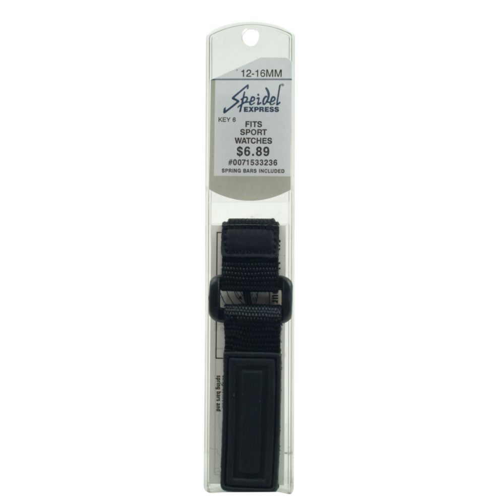 Speidel Sport Watchband Black 12-16mm at Kmart.com