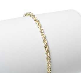 10kt Rope Necklace 3mm at Kmart.com