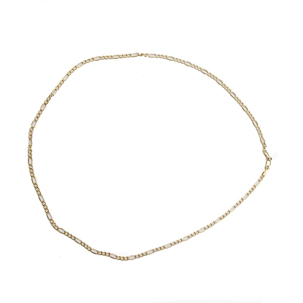 Yellow Gold Figaro Necklace 10kt 3.2mm at Kmart.com