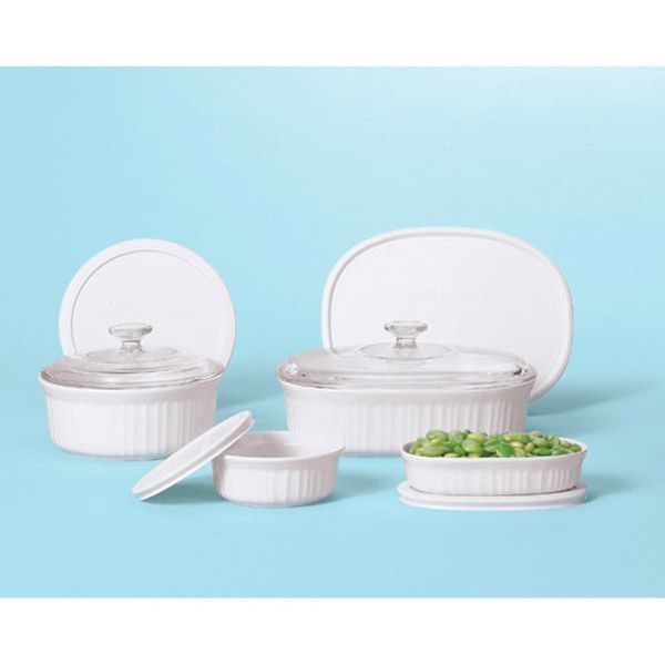 CorningWare&nbsp; French White 10-piece Set