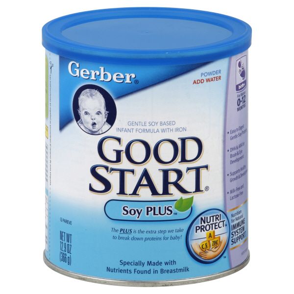 Nestle Good Start Soy Plus Infant Formula, Soy Based, with Iron, Powder, 12.9 oz (366 g) at Kmart.com