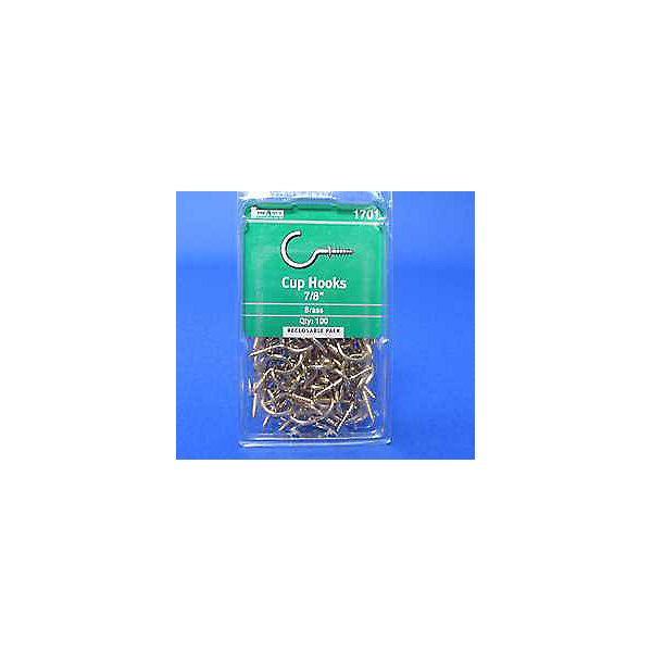 7/8 Inch Brass Cup Hook - 13603711 13603711