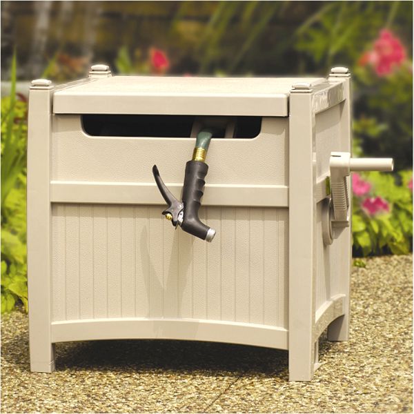 Suncast Hose Hideaway Hose Reel with Slide Trak Hose Guide
