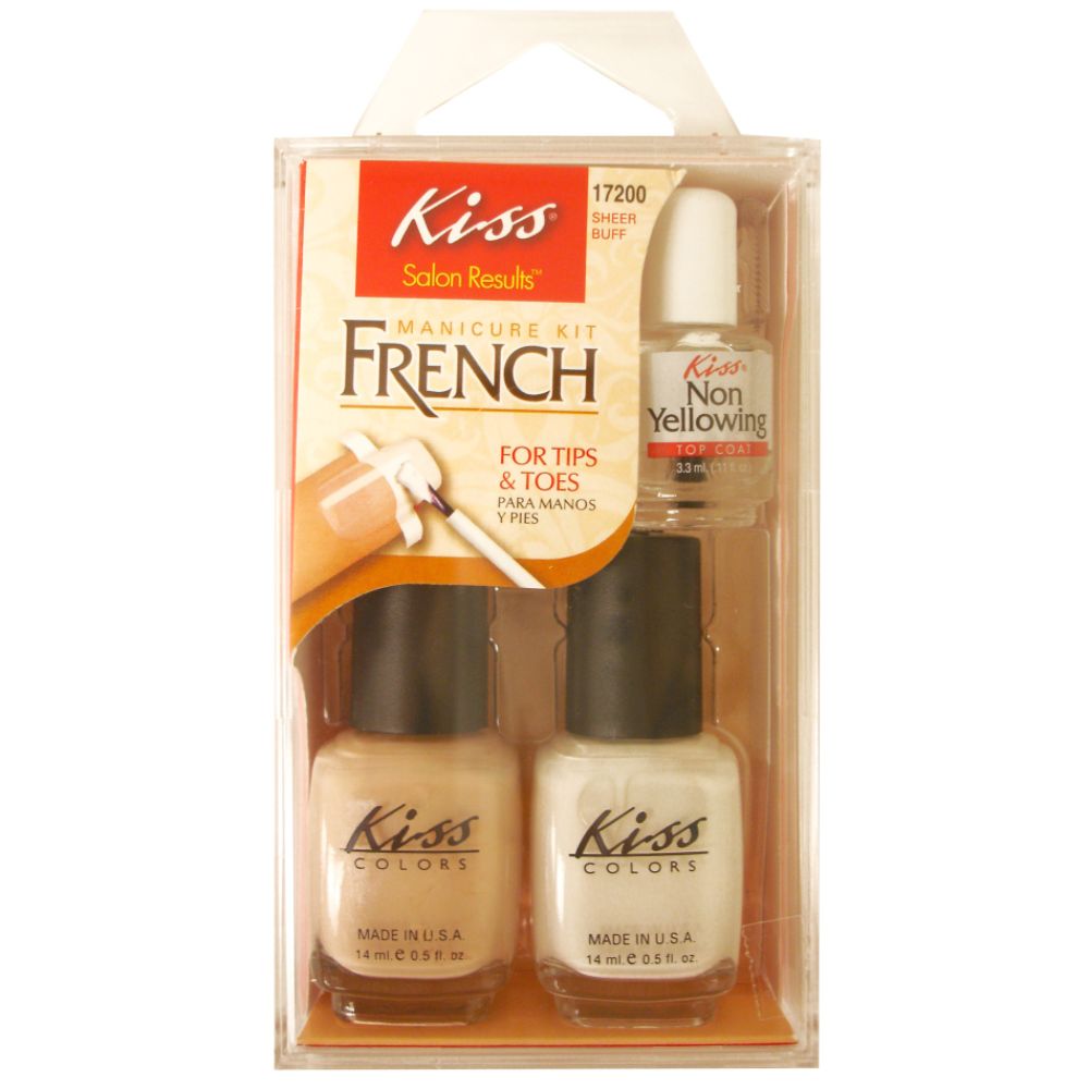 Kiss French Manicure Kit for Tips & Toes, Sheer Pink, 1 kit at Kmart.com