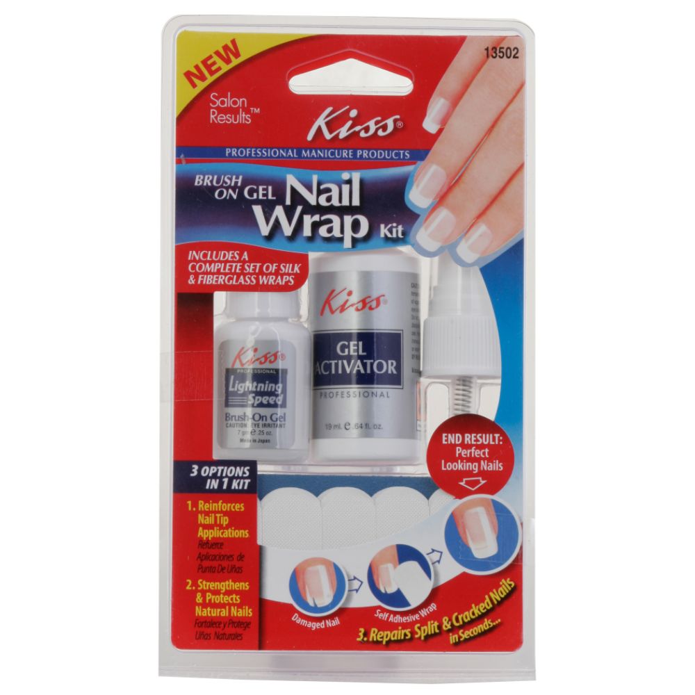 Kiss Brush-On Gel & Wrap Kit at Kmart.com
