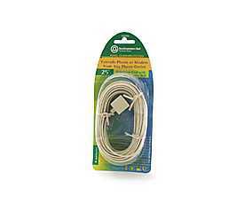 Philips Freedom Phone Extension Cord, Almond / 25 ft.