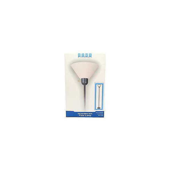 Essential Home Black Incandescent Floor Lamp