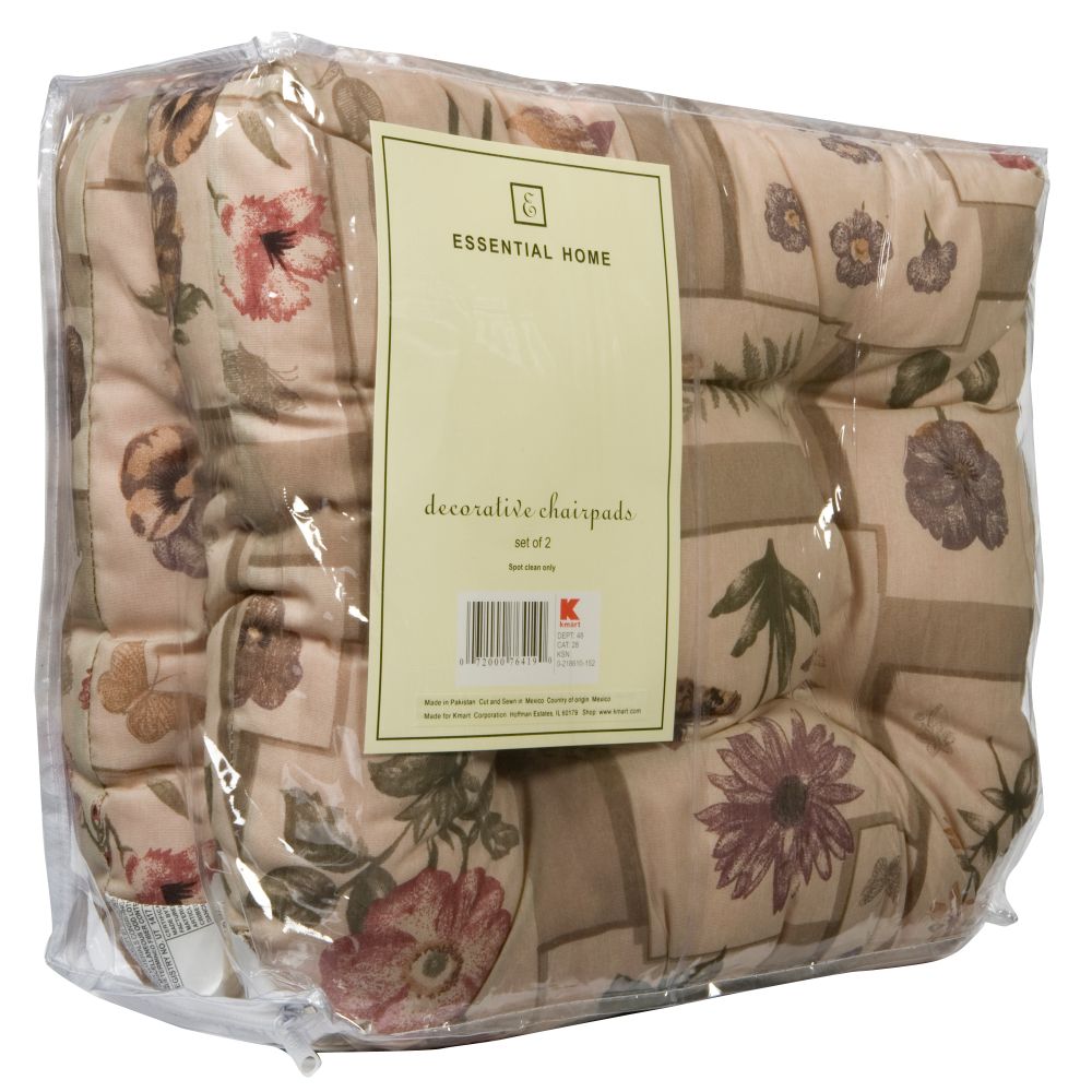 Essential Home Allison Chair Pads 2pk 16x15 at Kmart.com