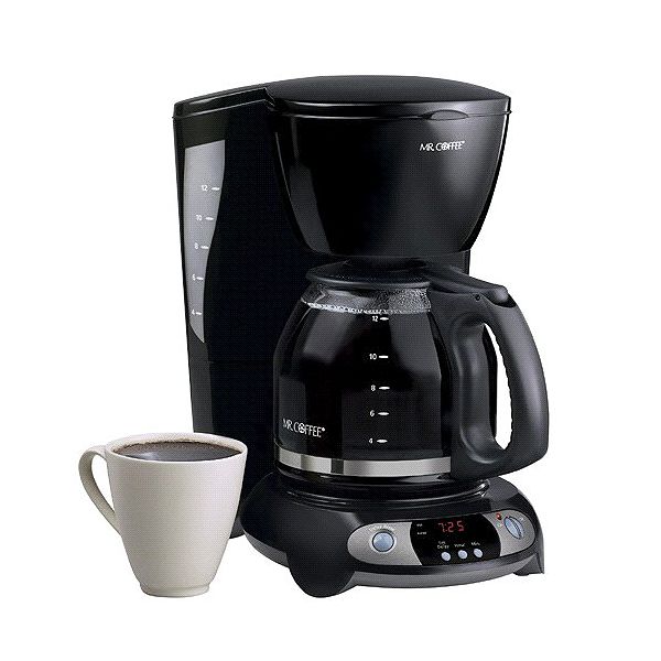 Mr. Coffee Coffee Maker with Clock - Black - 22276711