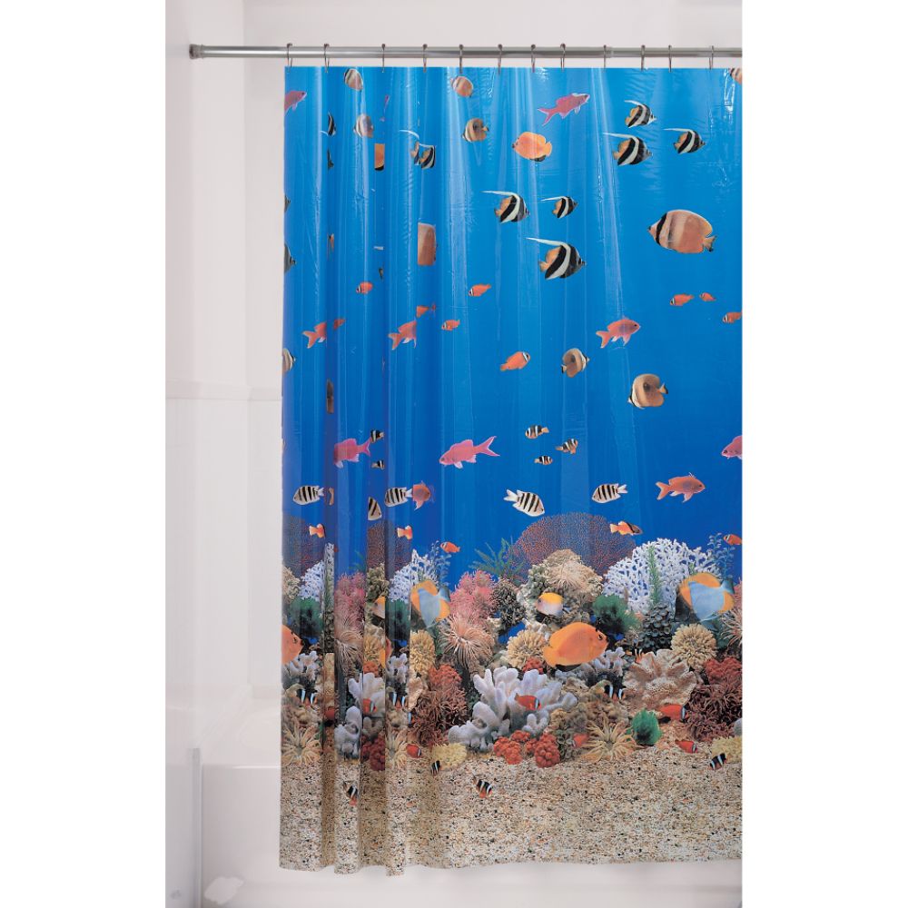 Essential Home Shower Curtain Cozumel Vinyl