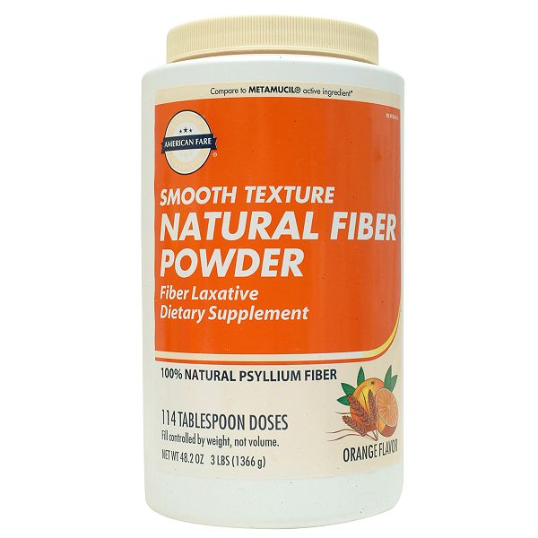 American Fare Smooth Texture Fiber Powder Orange 48.2 Ounce 26824311
