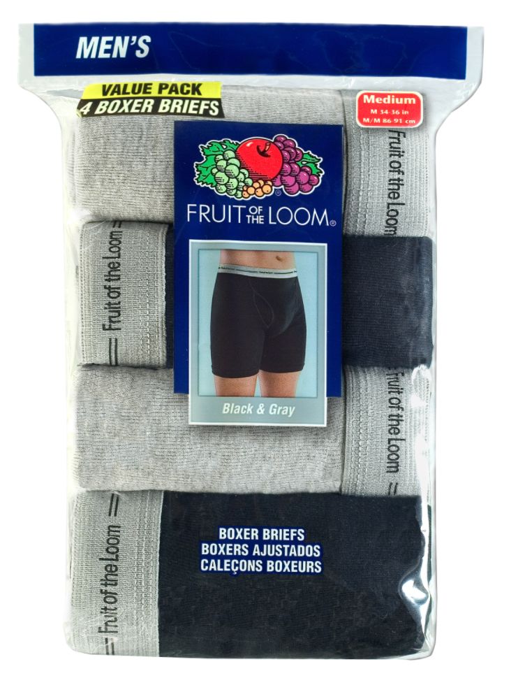 Fruit of the Loom Men's Boxer Brief - Assorted Color 4 pack at Kmart.com