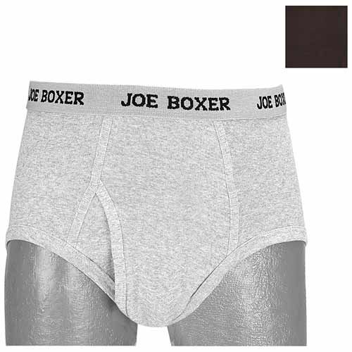 Joe Boxer Men's Classic Brief - Black/Grey 4 pack