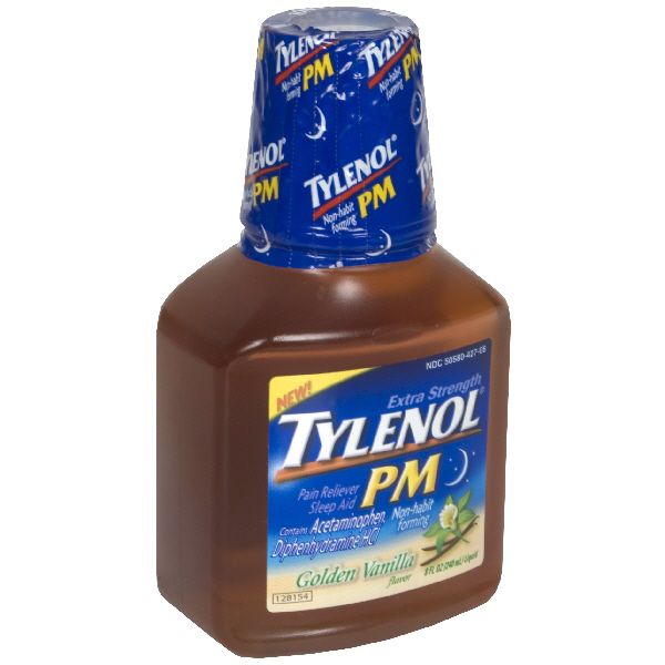 Tylenol PM Pain Reliever/Sleep Aid, Extra Strength, Golden Vanilla, 8 fl oz (240 ml) at Kmart.com