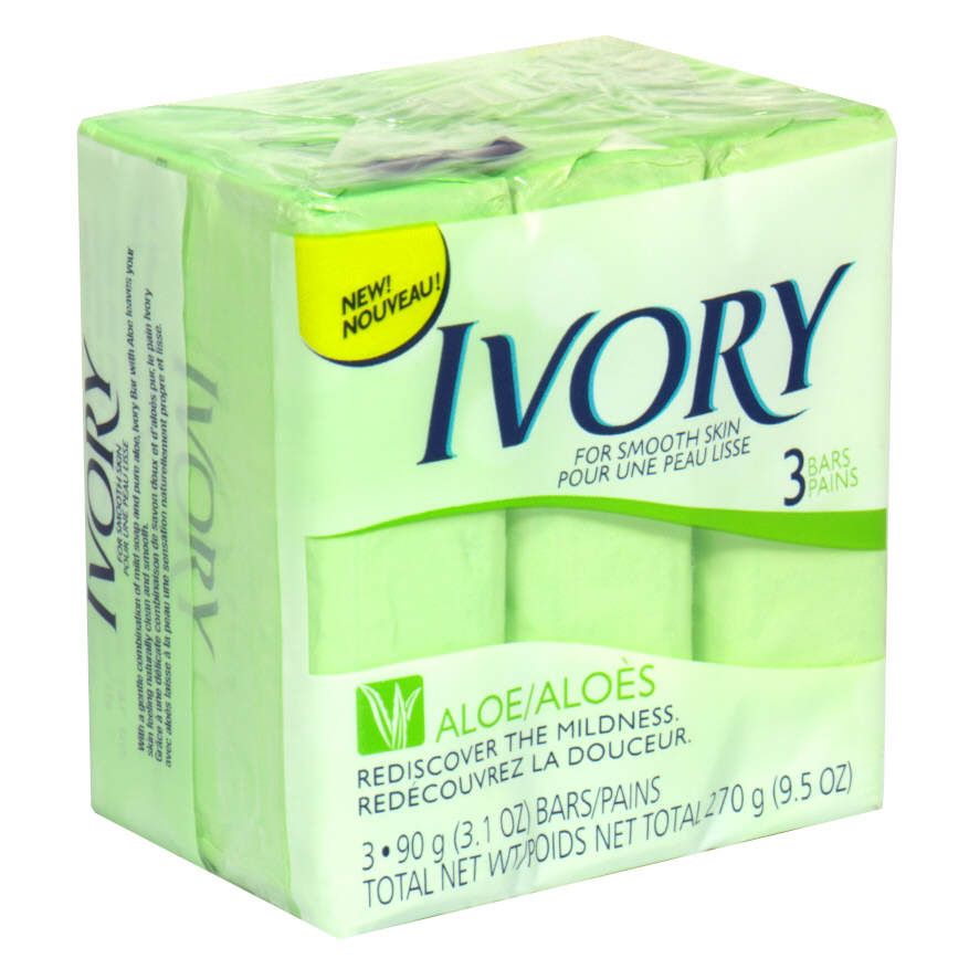 Ivory Bar with Aloe, 3 - 3.1 oz (90 g) bars [9.5 oz (270 g)] at Kmart.com