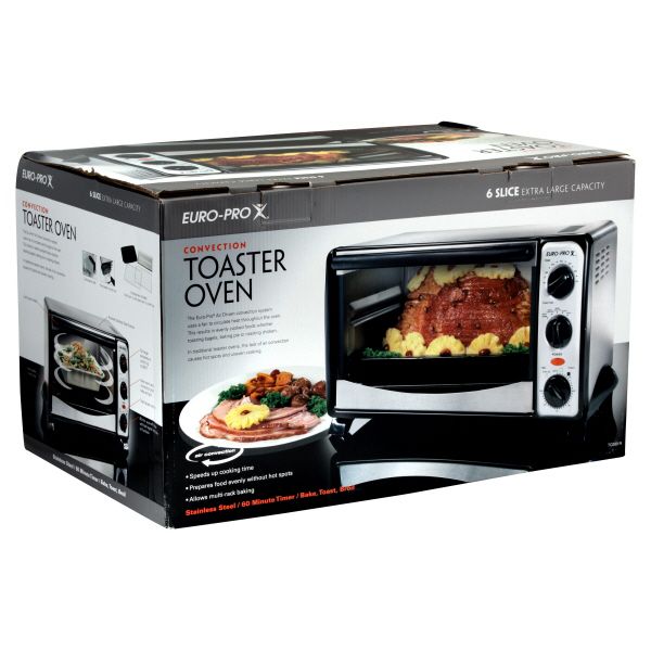 Euro-Pro Toaster Oven, Convection, 1 toaster