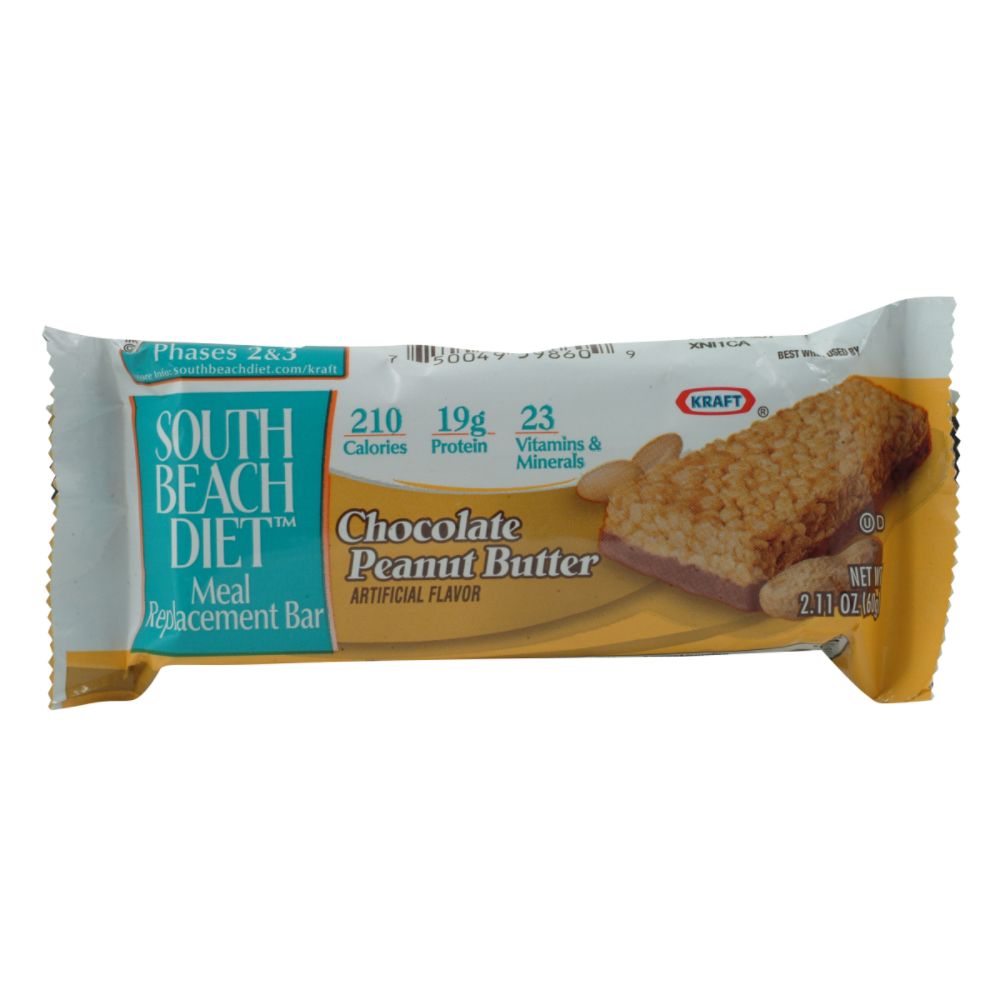 South Beach Meal Replacement Bar Chocolate Peanut Butter 2.11 ounce at Kmart.com