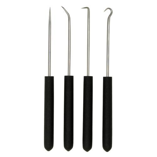 4 pc. Hook and Pick Set with Cushioned Grip