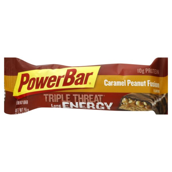 PowerBar Triple Threat Energy Bar, Caramel Peanut Fusion Flavor, 1.94 oz (55 g) at Kmart.com