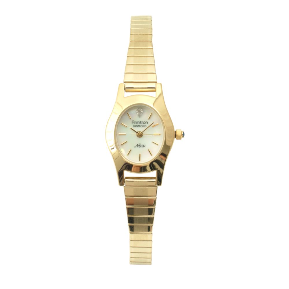 Armitron Ladies Goldtone Diamond Dial Expansion Watch. at Kmart.com