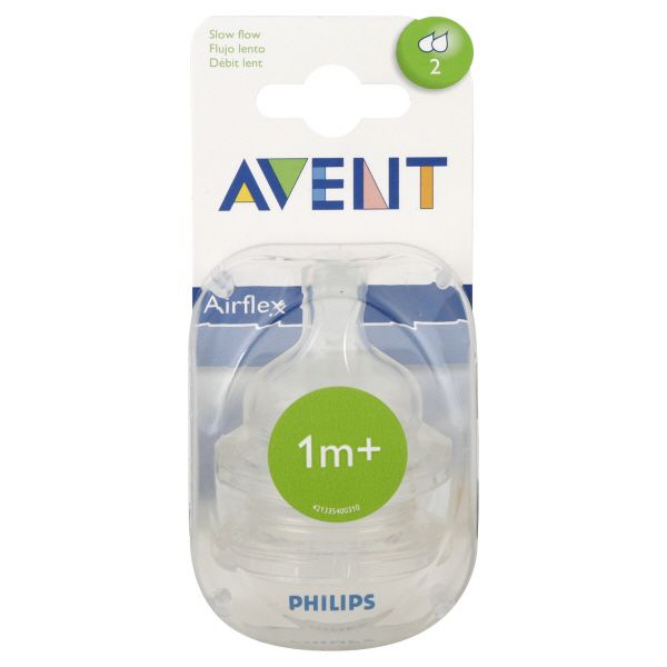 Avent&nbsp; Nipple, Air Flex, 1 M+, 1 nipple