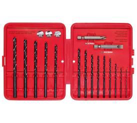 Craftsman 14 pc. Black Oxide Drill Bit Set with 2 Insert Bits