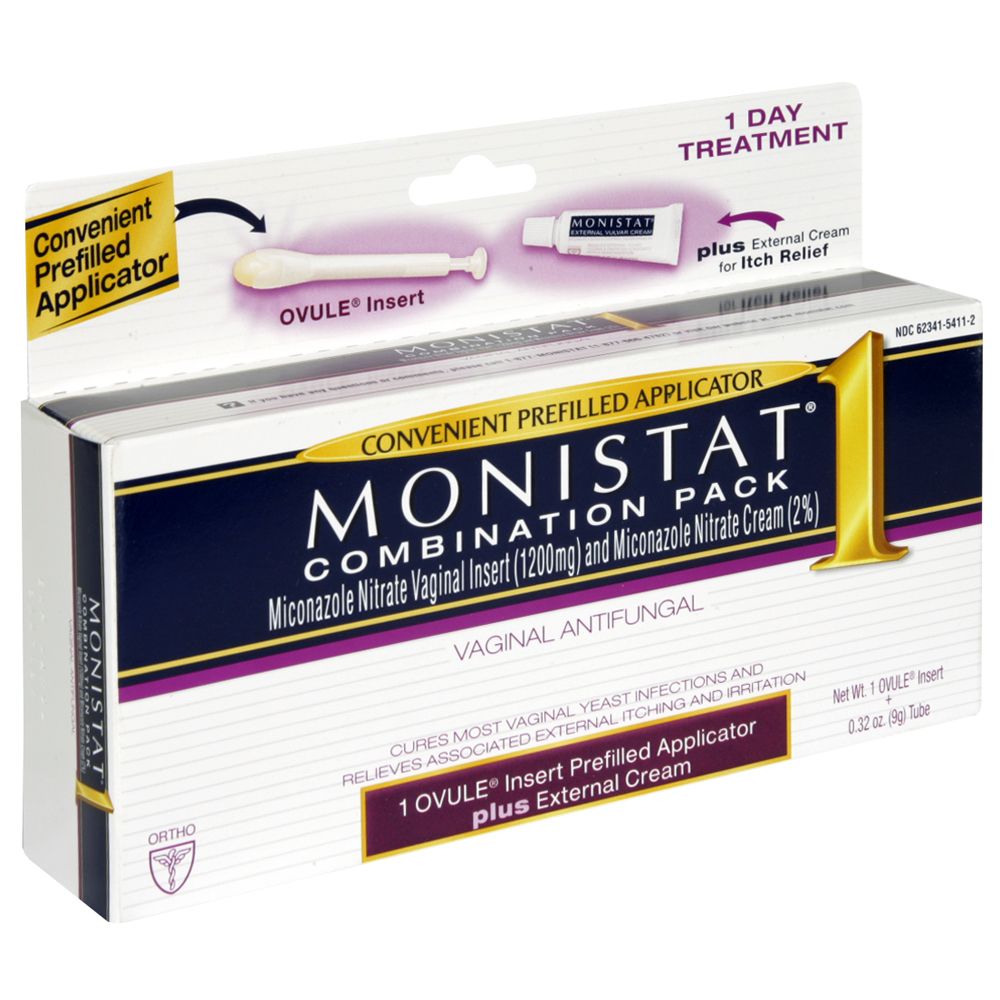 Monistat 1 Vaginal Antifungal, Combination Pack, 1 pack at Kmart.com