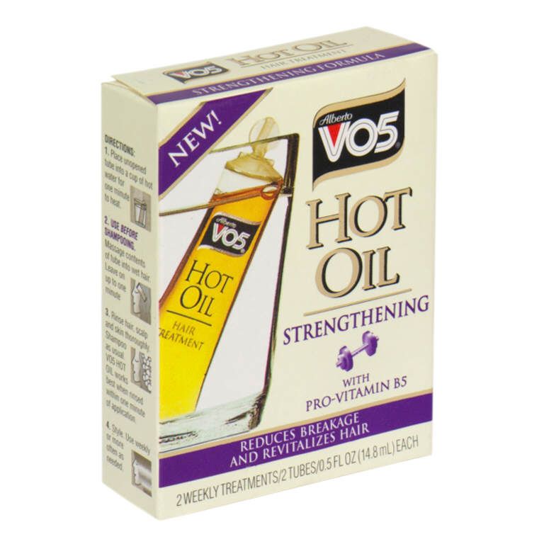 Alberto VO5 Hot Oil with Pro-Vitamin B5, Strengthening, 2 - .5 fl oz (14.8 ml) tubes at Kmart.com