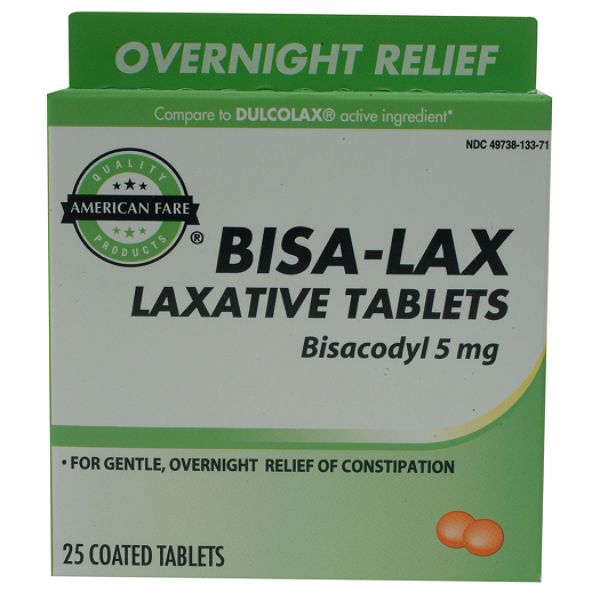 American Fare Bisa-lax Tablets 25 Count 38452211