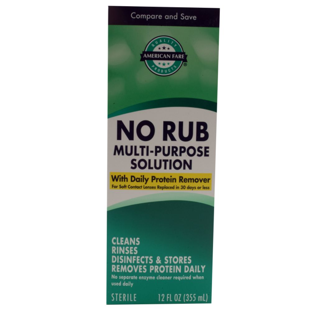 MultiPlus No Rub Solution 12 Fluid Ounce                                                                                         at mygofer.com