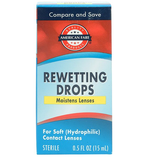 American Fare Rewetting Drops 0.5 Fluid Ounce 38787911