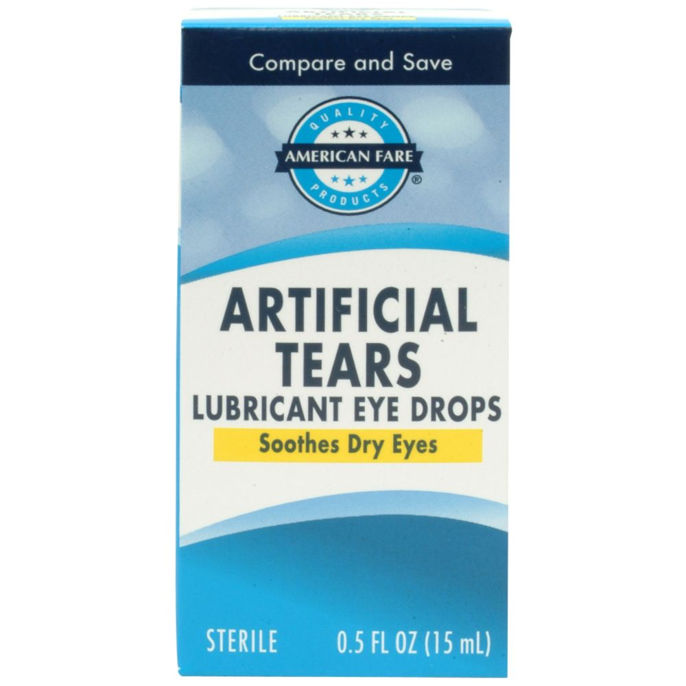 American Fare Sterile Artificial Tears Lubricant Eye Drops .5 Fluid Ounce at Kmart.com