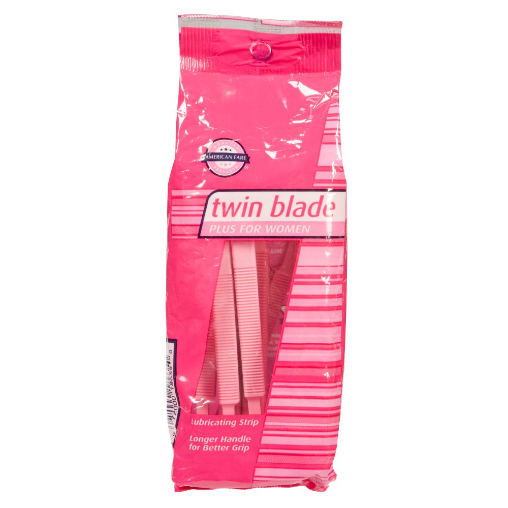 American Fare Ladies Long Handle Disposable Razors 5 Count
