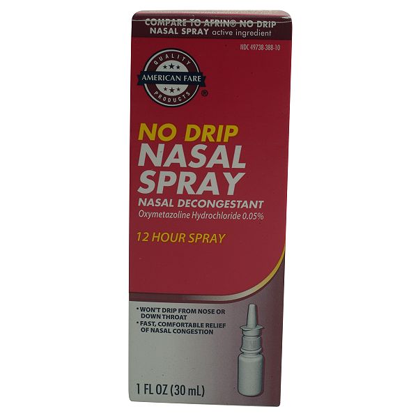 American Fare No Drip Nasal Spray Pump 1 Fluid Ounce 38949111