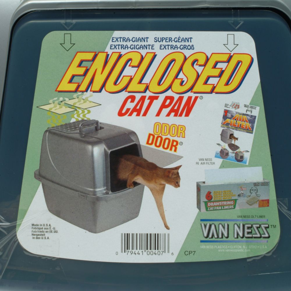 Enclosed Cat Litter Pan - Large