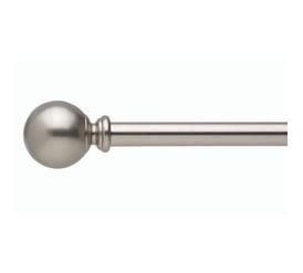 Essential Home Satin Nickel Ball Decorative Rod Set