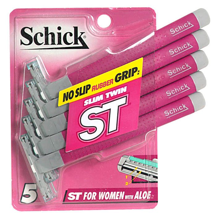 Schick ST Razors for Women, 5 razors