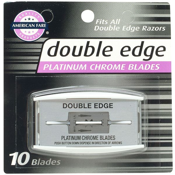 American Fare Doubleedge Platinum Chrome Blades 10 Count 48488611