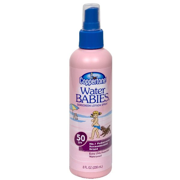 Coppertone Water Babies Sunscreen Lotion Spray, SPF 50, 8 fl oz (236 ml) at Kmart.com