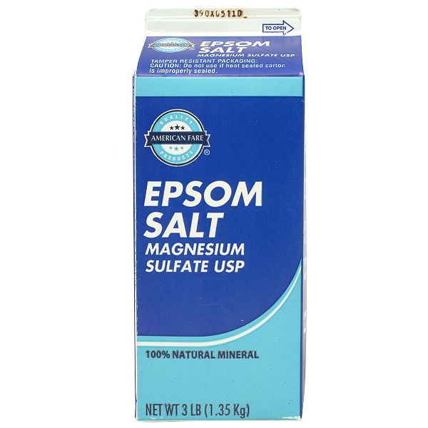 American Fare Epsom Salts 3 Pound Box 48850111