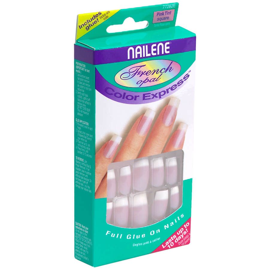 Nailene Color Express Nail Kit, French Opal, Pink Tint Square, 77282E, 1 kit at Kmart.com