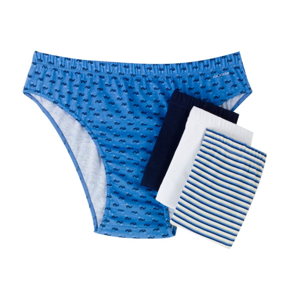 Joe Boxer Men's Fashion Bikini Brief - 4 pack