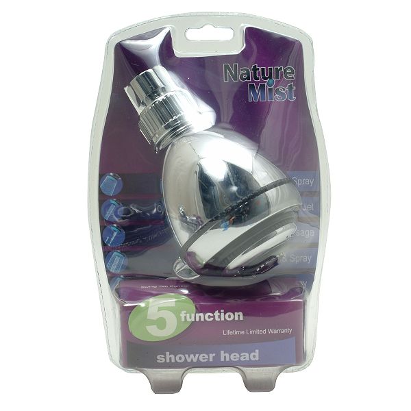 5 Setting Wall Mount Shower Head - Chrome 51773111