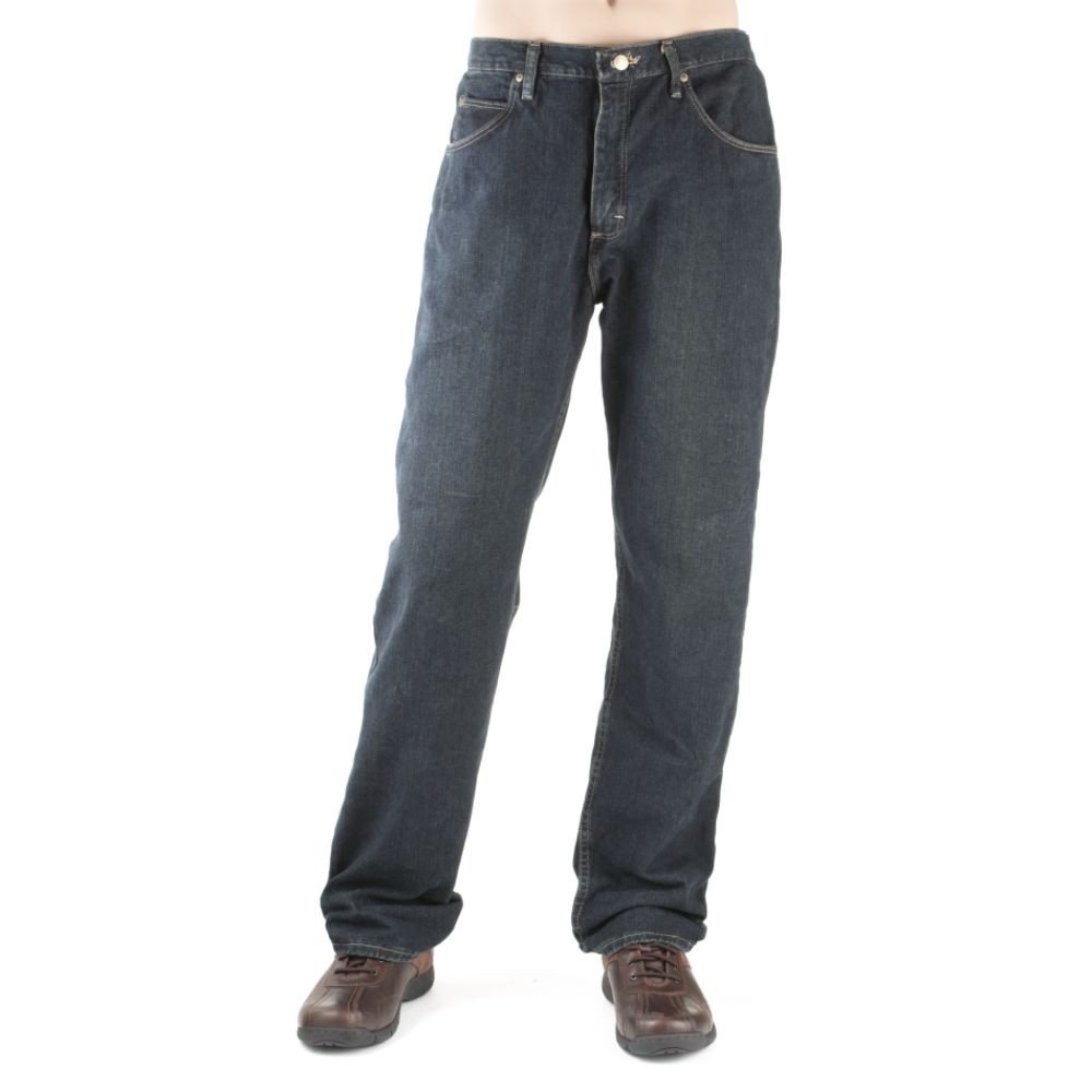 Wrangler Five Star Men's Stonewashed Denim Relaxed Fit Jean