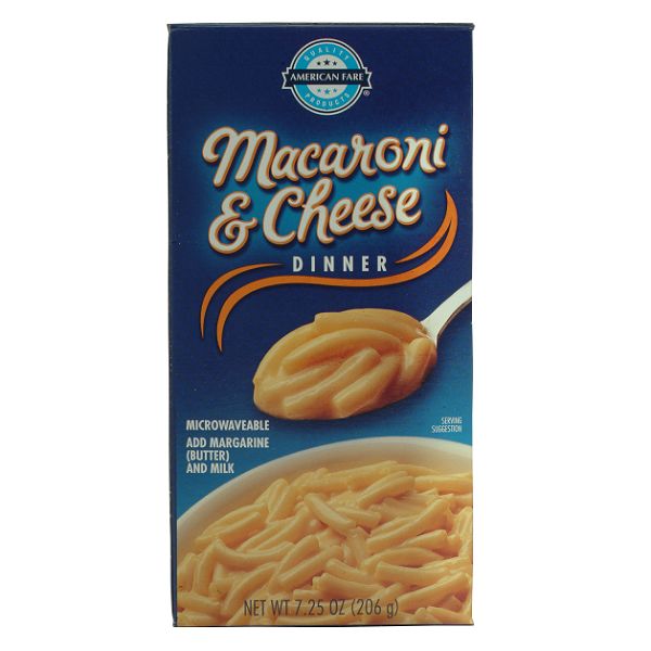 American Fare Macaroni & Cheese 7.25 Ounce 53934311