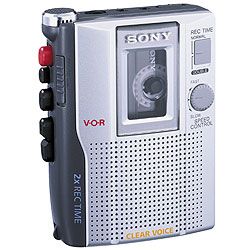 Sony Standard Cassette Voice Recorder
