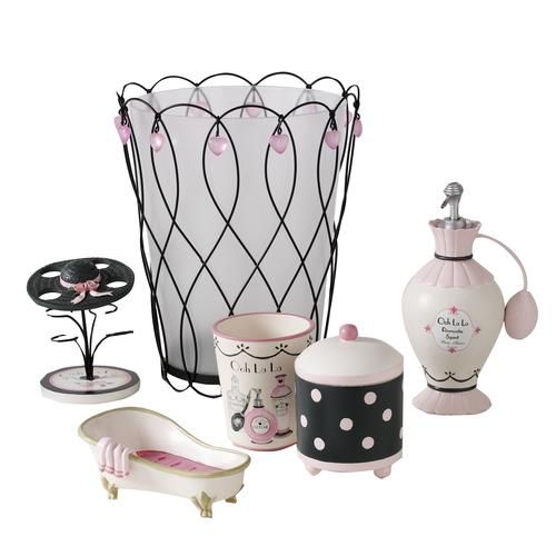 Bathroom Accessories Sets on Essential Home Ooh La La Bath Accessories   Lotion Pump