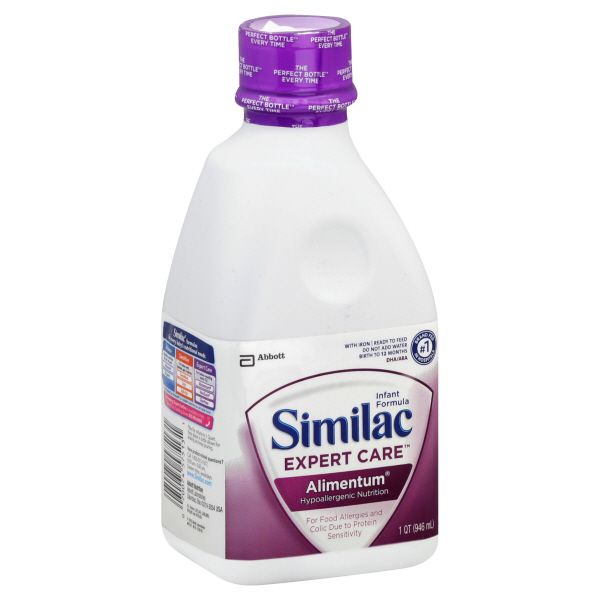 Similac Expert Care Alimentum Infant Formula, Hypoallergenic Nutrition, with Iron, Ready to Feed, Birth to 12 Months, 1 qt (946 ml) at Kmart.com