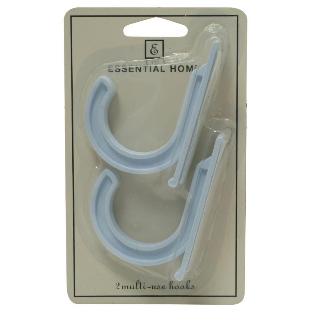 Essential Home Two Multi Use Hooks White at Kmart.com