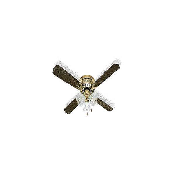 Essential Home 42in Polished Brass Hugger Ceiling Fan - 61846211